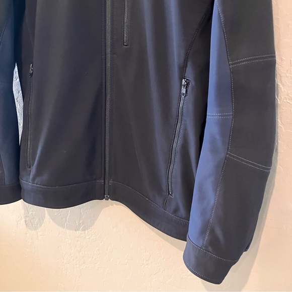 Kuhl Impakt Full Zip Water Repellent Fleece Lined Jacket Gray Navy Men's Large - Picture 3 of 16